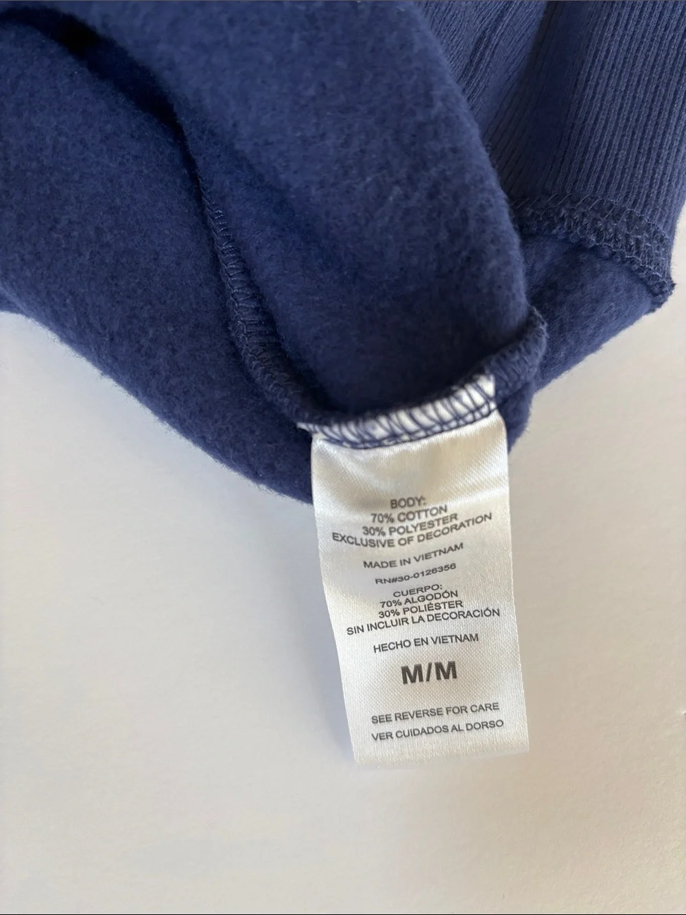 Rare Life Is Good Mickey Mouse Hoodie‎ Sweatshirt Navy Blue Women’s Medium NEW